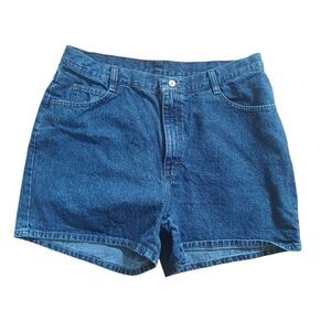 1980s Mom Blue Jeans Denim Shorts High 16 M